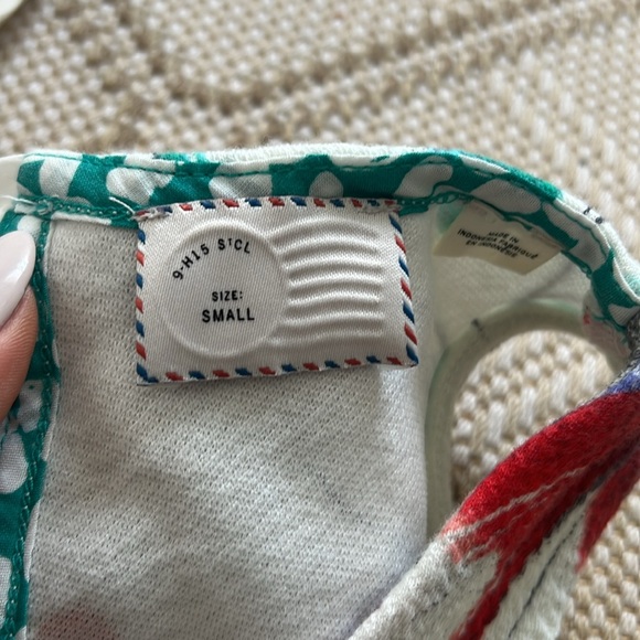 Anthropologie floral top, peplum, size small - Picture 2 of 3